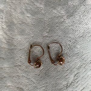 Gold dangly earrings